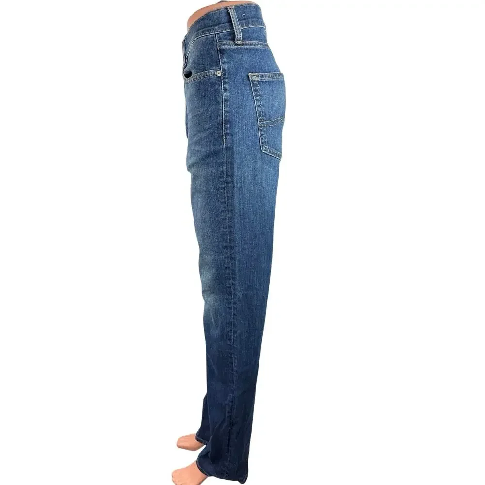 Lucky Brand 410 Blue Denim Straight Leg Stretch Athletic Slim Jeans Size 32\34
